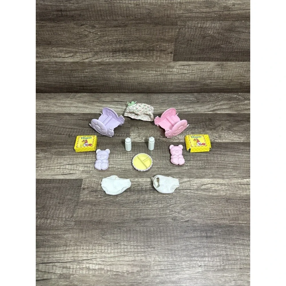 G1 My Little Pony Newborn Twins JANGLES AND TANGLES ACCESSORIES ONLY Incomplete